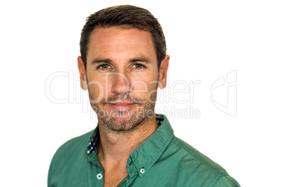 Confident man looking at camera