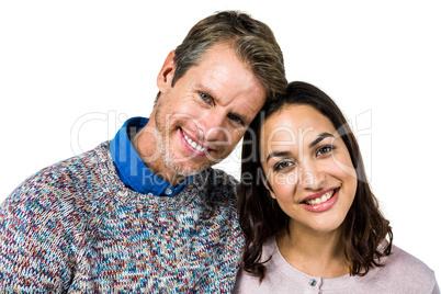 Close-up of happy couple