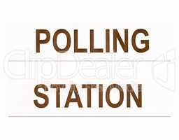 Polling station vintage
