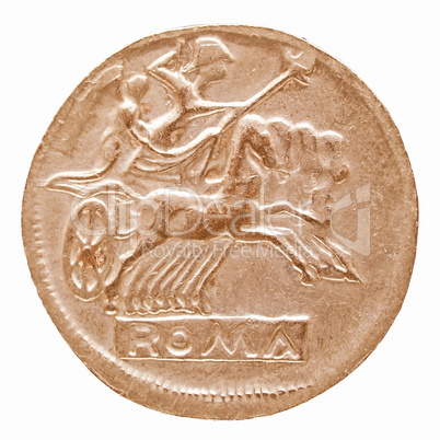 Roman coin vintage