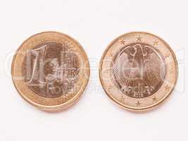 German 1 Euro coin vintage