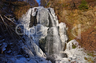 Geising Tiefenbach-Wasserfall - Geising Tiefenbach-Waterfall 01