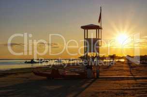 Grado Strand Sonnenuntergang - Grado beach sunset 01