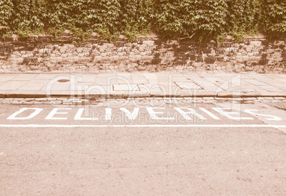A sign vintage A sign vintage