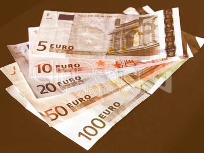 Euro note vintage