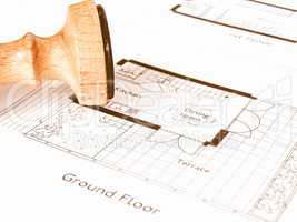 Technical drawing vintage