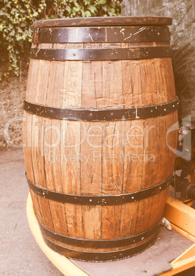 Barrel cask vintage