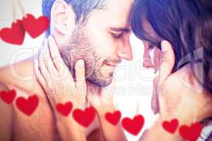 Composite image of loving couple