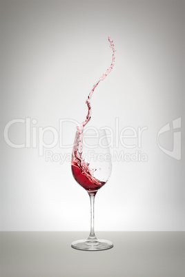 red wine splash