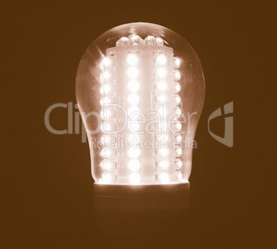 LED Light Bulb vintage