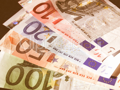 Euro note vintage