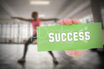 Success against people background