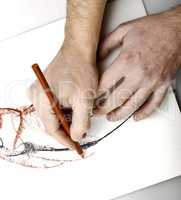 Drawning hands