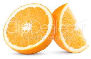 Two slices of orange