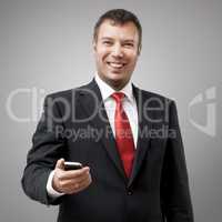 business man mobile phone