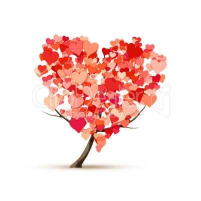 heart shape tree