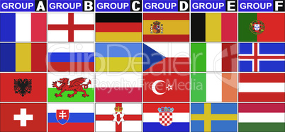 flags football groups