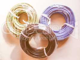 Electrical wires vintage
