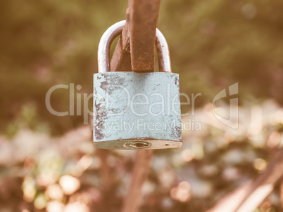 Love lock vintage