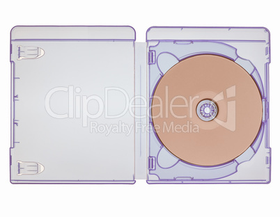 Bluray disc isolated vintage