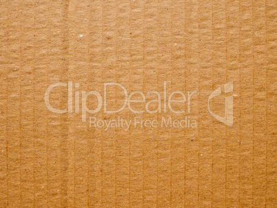 Retro look Brown corrugated cardboard background