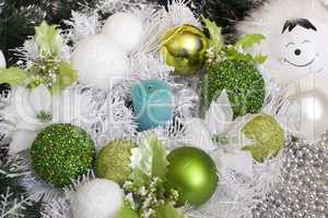 Set of Christmas balls