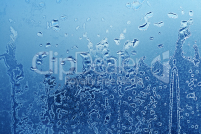 frozen water drops