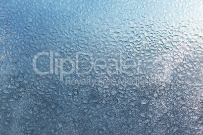 frozen water drops on glass