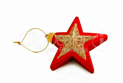 star toy isolated on white