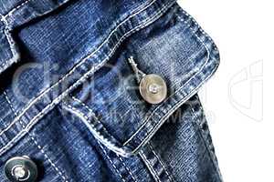 Pocket of jeans jacket