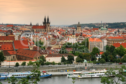 view on the Prague