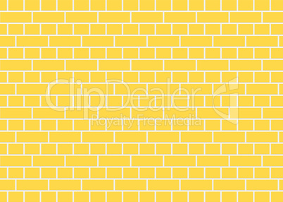 yellow brick wall