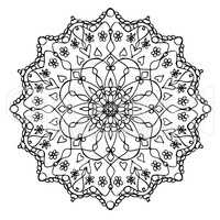 Mandala Black and White