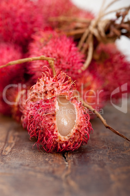 fresh rambutan fruits