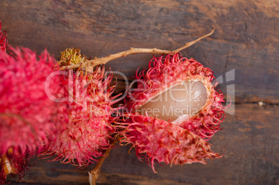 fresh rambutan fruits