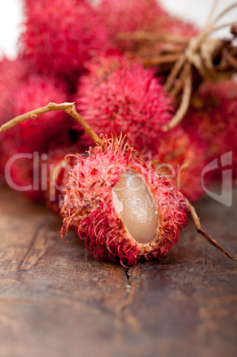 fresh rambutan fruits