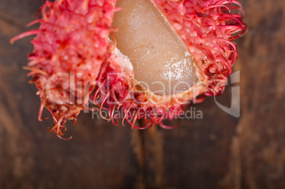 fresh rambutan fruits