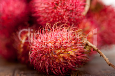 fresh rambutan fruits