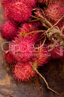 fresh rambutan fruits