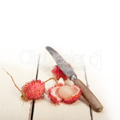 fresh rambutan fruits