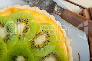 kiwi  pie tart and spices