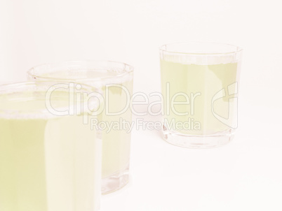 Green apple juice vintage