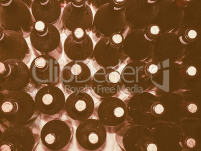 Wine bottles vintage