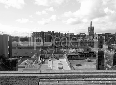 Black and white Glasgow picture