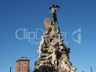 Traforo del Frejus statue in Turin