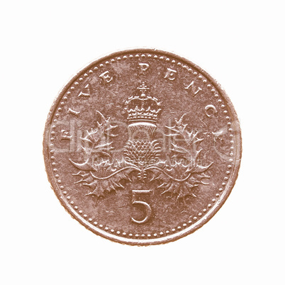 Coin isolated vintage