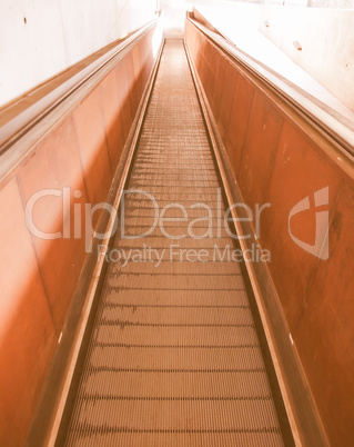 Escalator vintage