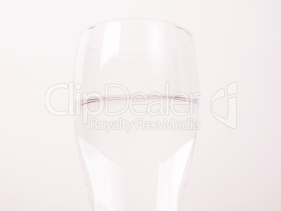 Glass of water vintage