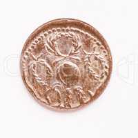 Old Roman coin vintage