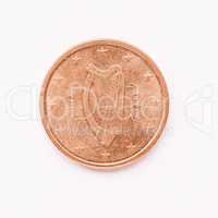 Irish 5 cent coin vintage
